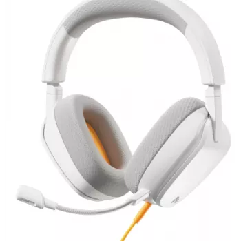 Glorious Gaming Glorious GHS Eternal - Στερεοφωνικό Gaming Headset για PC, PS5, PS4, Xbox, Switch - Ειδικά συντονισμένα γωνιακά drivers, ρυθμιζόμενο, κρυστάλλινο αφαιρούμενο μικρόφωνο, 3,5 mm - Ανθεκτικό, άνεση όλη μέρα και νύχτα - Λευκό