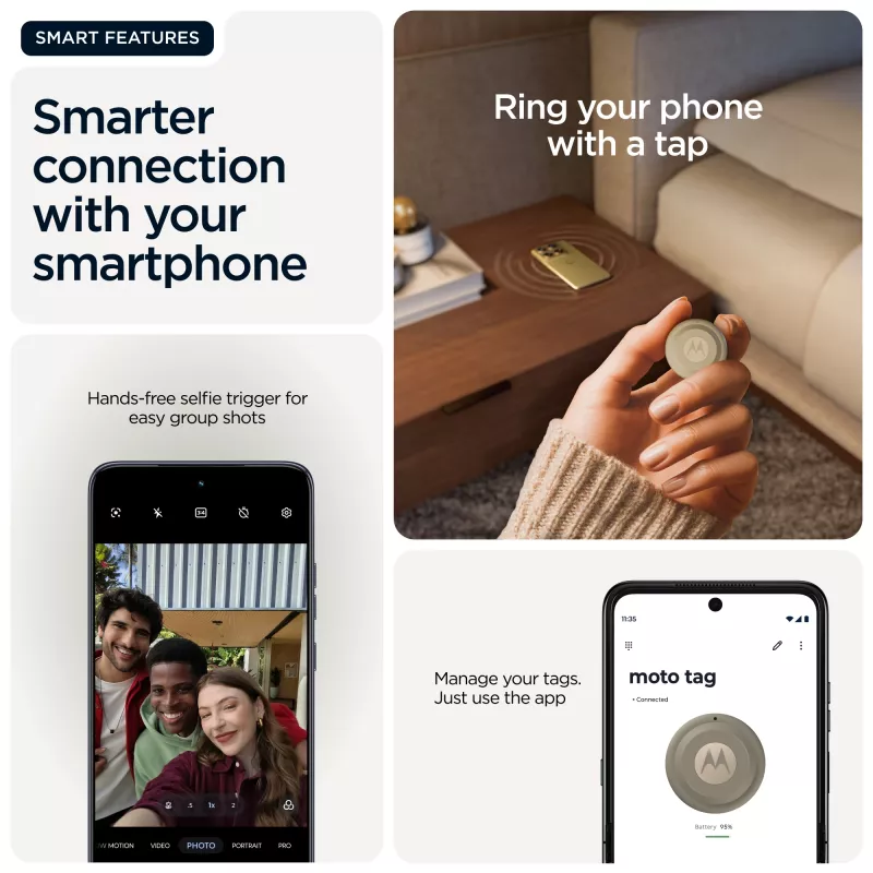 Motorola moto tag 2 Παγκόσμιος Finder Πράσινο, Πορτοκαλί
