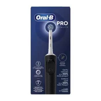 Ηλεκτρική οδοντόβουρτσα BRAUN Oral‑B Vitality Pro — περιστροφική/παλινδρομική, Μαύρο