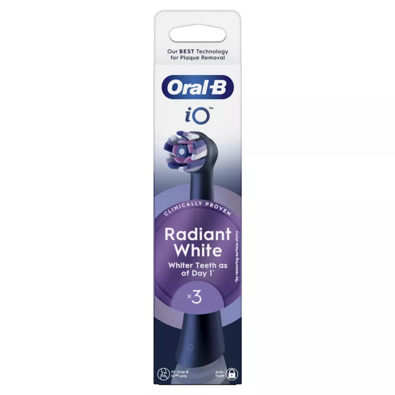 Oral-B 80782595 Κεφαλή οδοντόβουρτσας 3 τεμάχια Μαύρο