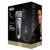 Κοπτικό μεμβράνης Braun Series 9 Pro+ 9667CC Ασημί Ανοξείδωτο ατσάλι