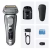Κοπτικό μεμβράνης Braun Series 9 Pro+ 9667CC Ασημί Ανοξείδωτο ατσάλι