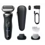 Ξυριστική μηχανή μεμβράνης με Trimmer BRAUN Series 7 72-N1620s — 3πλή κεφαλή ξυρίσματος, Μπαταρία Li-Ion, 60 λεπτά διάρκεια, Υγρό & Στεγνό, Μαύρο