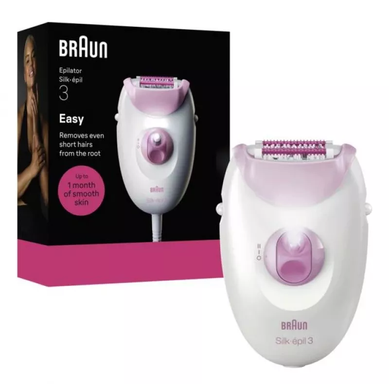 Braun Silk-epil 3-000 20 Τσιμπιδάκια Pink