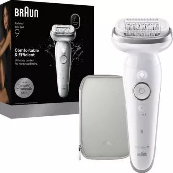 Braun Silk-epil 9 Ασημί