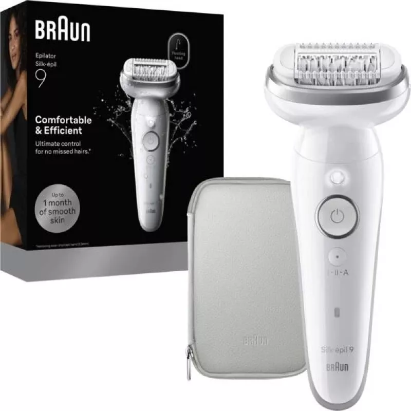 Braun Silk-epil 9 Ασημί