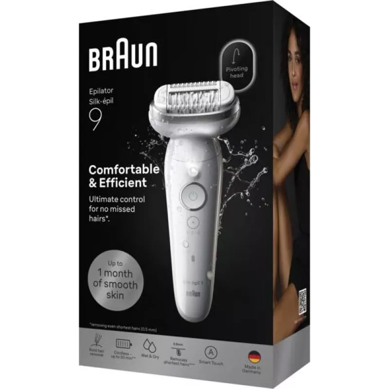 Braun Silk-epil 9 Ασημί