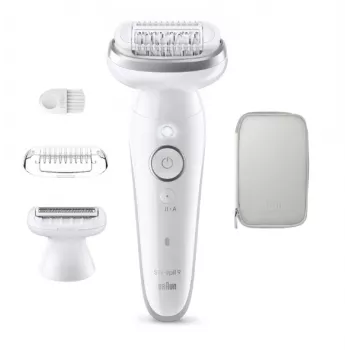 Braun Silk-épil 9 Silk·épil 9 9-030 40-Τσιμπιδάκια Λευκό