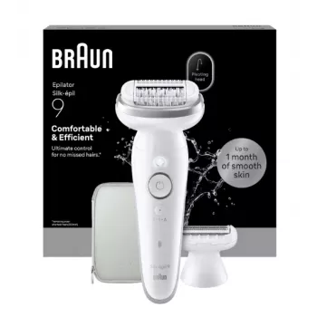 Braun Silk-épil 9 Silk·épil 9 9-030 40-Τσιμπιδάκια Λευκό