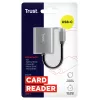 Trust 24136 αναγνώστης καρτών USB 3.2 Gen 1 (3.1 Gen 1) Type-C αλουμινίου