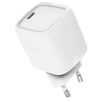 Φορτιστής Trust Maxo 30W USB-C GaN φορτιστής εσωτερικού χώρου ταχεία φόρτιση λευκό