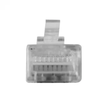 ACT RJ45 (8P/8C) αρθρωτό βύσμα για στρογγυλό καλώδιο με συμπαγείς αγωγούς