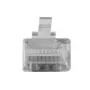 ACT RJ45 (8P/8C) αρθρωτό βύσμα για στρογγυλό καλώδιο με συμπαγείς αγωγούς