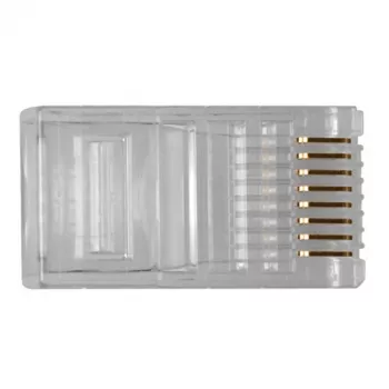 ACT RJ45 (8P/8C) αρθρωτό βύσμα για στρογγυλό καλώδιο με συμπαγείς αγωγούς