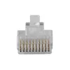 ACT RJ48 (10P/10C) αρθρωτό βύσμα για επίπεδο καλώδιο