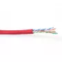 Καλώδιο patch ACT CAT6 U/UTP λεπτόκλωνο κόκκινο 100 m