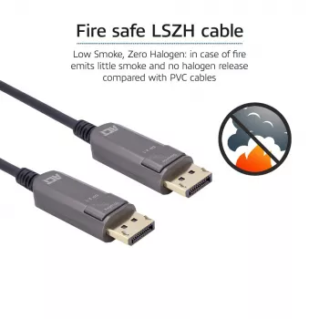 ACT AK4173 καλώδιο DisplayPort 30 m μαύρο