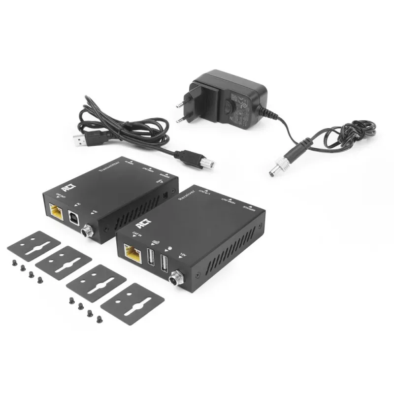 ACT 4K HDMI 2.0 KVM επέκταση σετ μέσω CAT6A έως 70 μέτρα