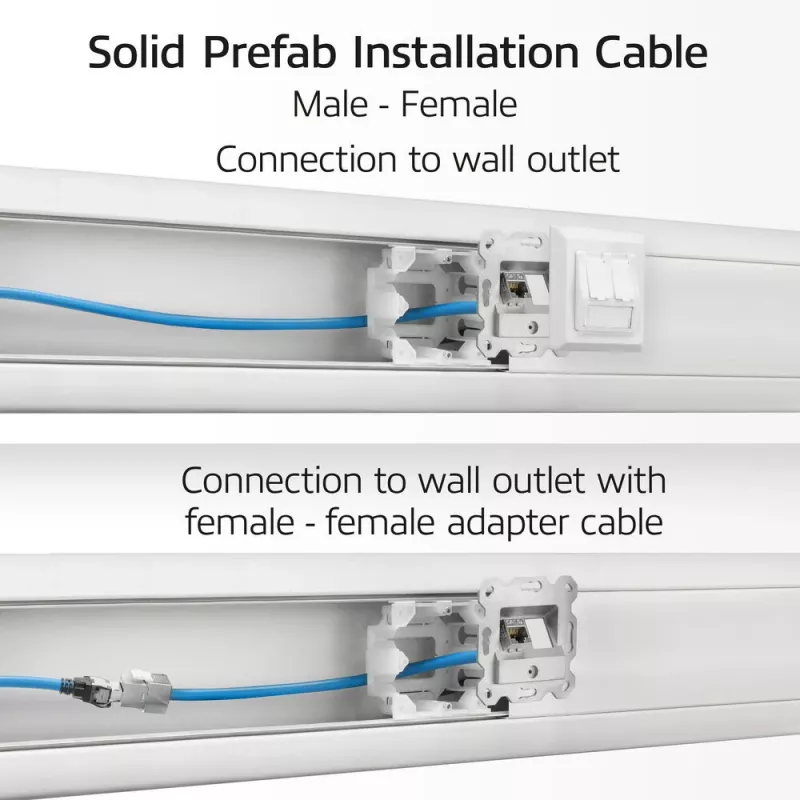 ACT CAT6A S/FTP B2ca PoE++ 100W συμπαγές προκατασκευασμένο καλώδιο εγκατάστασης FB0175