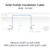 ACT CAT6A S/FTP B2ca PoE++ 100W συμπαγές προκατασκευασμένο καλώδιο εγκατάστασης FB0175