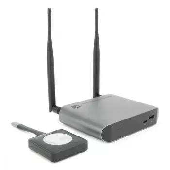ACT Aero 4K ασύρματο σύστημα παρουσίασης, Desktop, Μαύρο, Γκρι, 3840 x 2160, 2160p, USB Type-C, USB