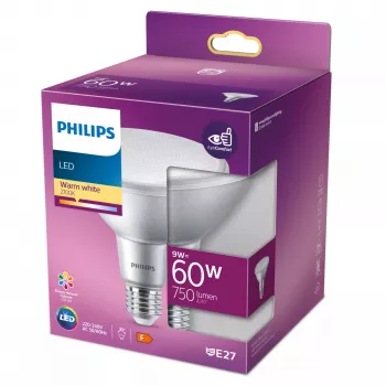 Λαμπτήρας προβολέα Philips PAR38 9W (αντίστοιχο 60W) E27 750 lm 2700K CRI90 25°