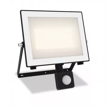 Φωτιστικό τοίχου εξωτερικού χώρου Philips Lois 50W LED, μαύρο μεταλλικό περίβλημα, μη αντικαταστάσιμος λαμπτήρας, 220–240V