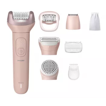 Αποτριχωτική συσκευή Philips Series 9000 BRE719/00 — ασύρματη υγρή & στεγνή, 32 τσιμπιδάκια, 2 ταχύτητες, ροζ