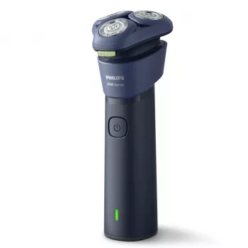 Περιστροφική ξυριστική μηχανή Philips 2000 Series S2885/00 – 3 κεφαλών, μπαταρία NiMH, ξηρή & υγρή ξύριση, μπλε