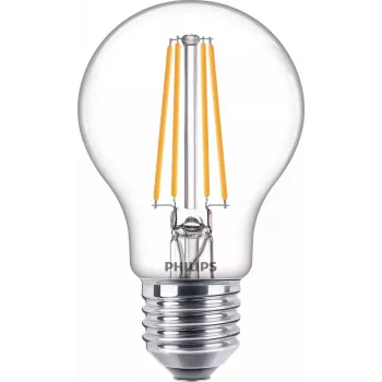 Philips Λαμπτήρας πυρακτώσεως νήματος διαφανής 60 W A60 E27 x6, 7 W, 60 W, E27, 806 lm, 15000 h