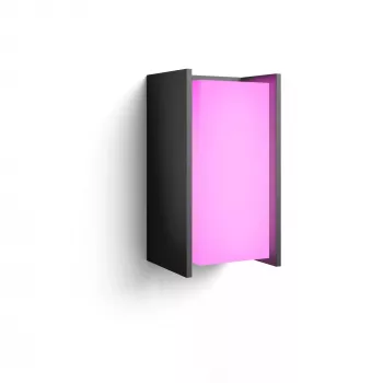 Εξωτερικό φωτιστικό τοίχου Signify Philips Hue Turaco — White & Colour Ambience, ανθρακί, Bluetooth/Zigbee, αλουμίνιο