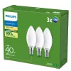 Philips Ultra Efficient Λαμπτήρας LED E14 B35, 2,1 W (ισοδύναμο 40 W), 2700 K, συσκευασία 3 τεμ.