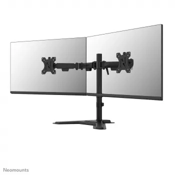 Βάση διπλής οθόνης Neomounts DS45-600BL2 για οθόνες 10–32 ιντσών, υποστηρίζει 2 οθόνες, έως 6 kg, VESA 75x75–100x100, ελεύθερη τοποθέτηση, μαύρο