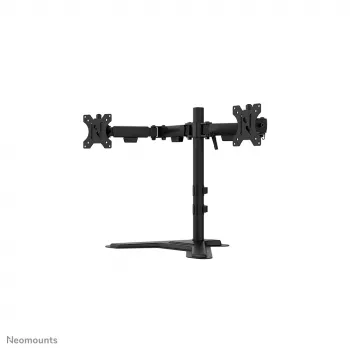 Βάση διπλής οθόνης Neomounts DS45-600BL2 για οθόνες 10–32 ιντσών, υποστηρίζει 2 οθόνες, έως 6 kg, VESA 75x75–100x100, ελεύθερη τοποθέτηση, μαύρο