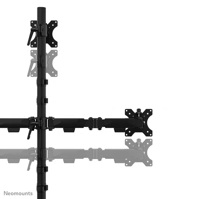 Neomounts DS45-600BL2-1 Βάση τριπλής οθόνης 25,4–81,3 cm (10–32 ίντσες)