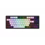 HATOR Skyfall 80 MAG ULTIMA 8K ασύρματο πληκτρολόγιο Gaming USB + RF Wireless + Bluetooth QWERTY US English Μαύρο, Λευκό