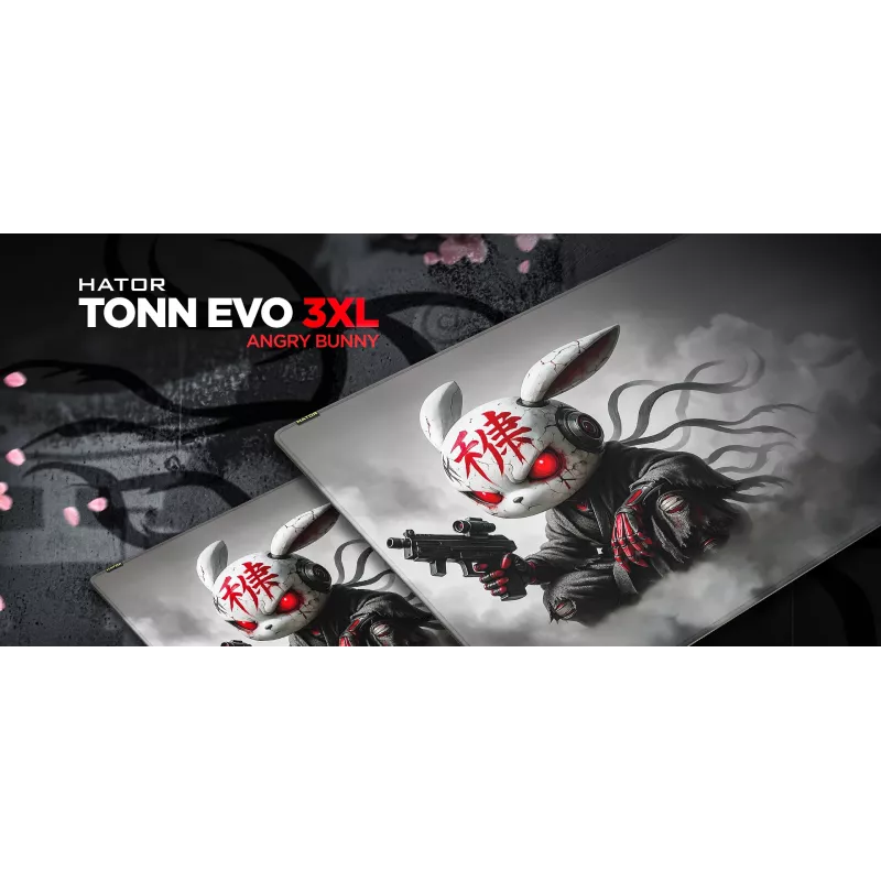 HATOR Tonn EVO 3XL Angry bunny Gaming mouse pad