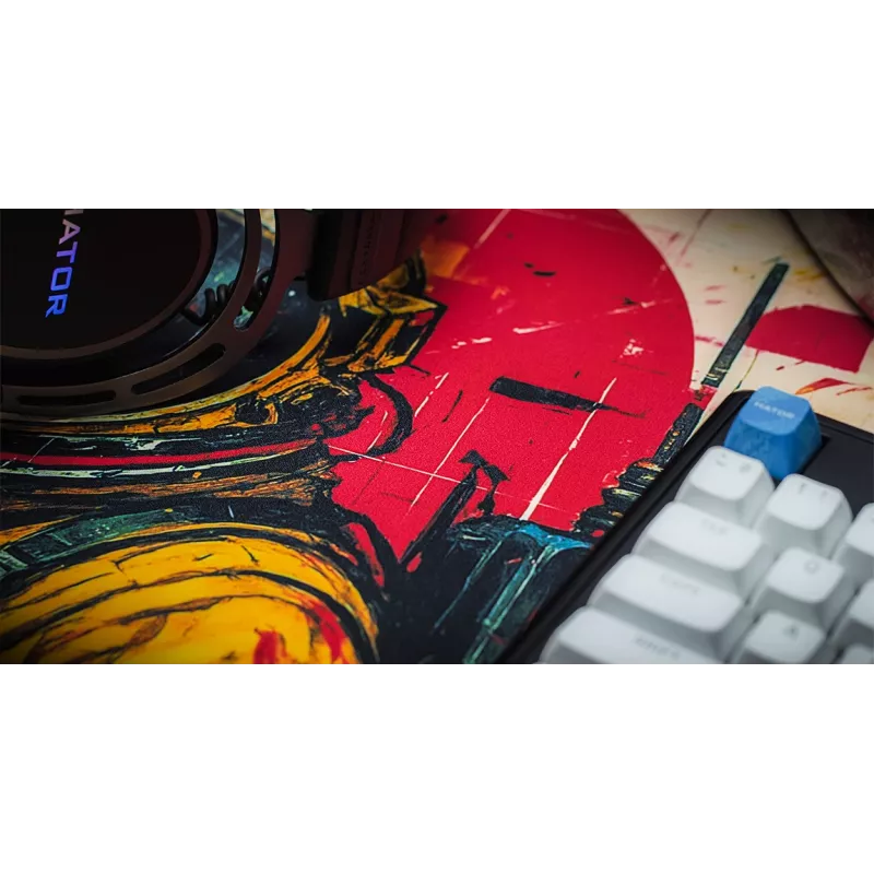 HATOR Tonn EVO 3XL Astronaut Gaming mouse pad, καουτσούκ, πολύχρωμο