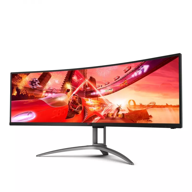 AOC B2 AG493UCX2 Οθόνη υπολογιστή 124 cm (48,8″) 5120 x 1440 Pixel Quad HD LED Μαύρο