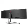 AOC B2 AG493UCX2 Οθόνη υπολογιστή 124 cm (48,8″) 5120 x 1440 Pixel Quad HD LED Μαύρο