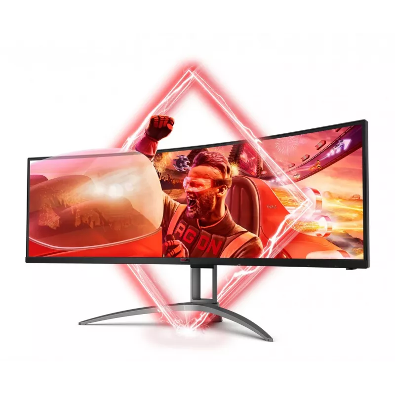 AOC B2 AG493UCX2 Οθόνη υπολογιστή 124 cm (48,8″) 5120 x 1440 Pixel Quad HD LED Μαύρο