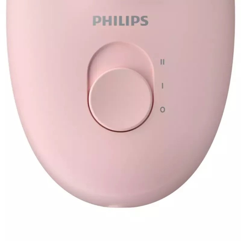 Philips Satinelle Essential BRE285/00 ενσύρματη αποτριχωτική συσκευή, λευκό/ροζ
