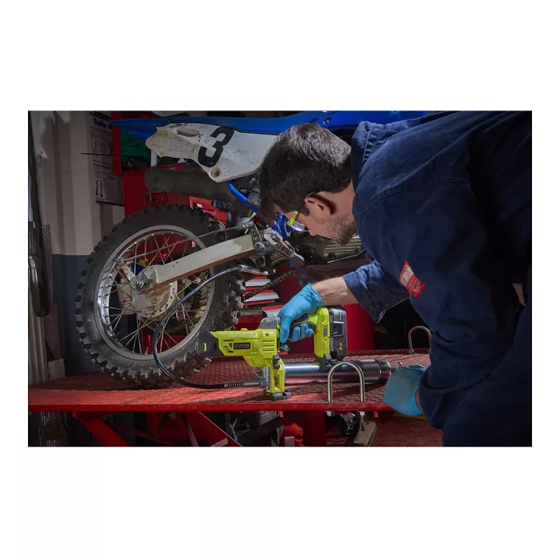 Μπαταριακό πιστόλι γράσου R18GG-0 18V Ryobi (χωρίς μπαταρία)
