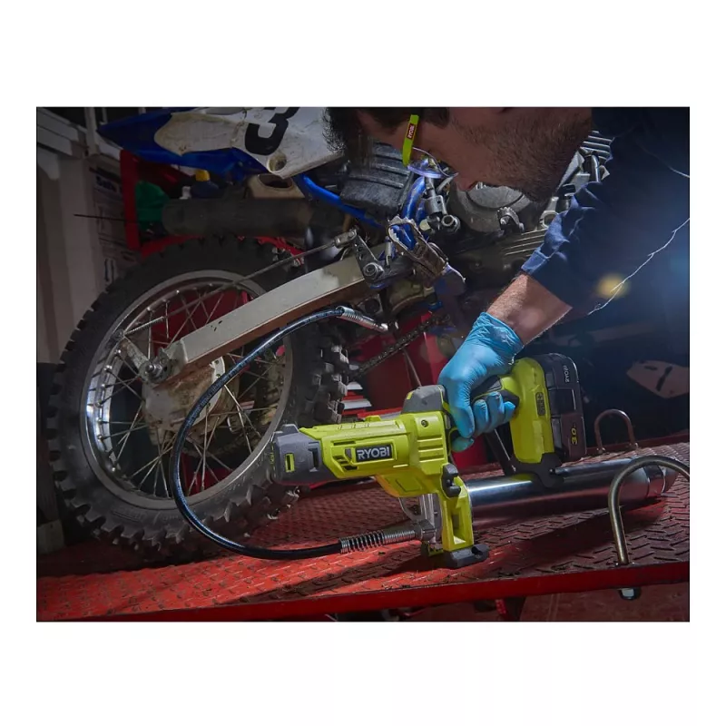 Μπαταριακό πιστόλι γράσου R18GG-0 18V Ryobi (χωρίς μπαταρία)