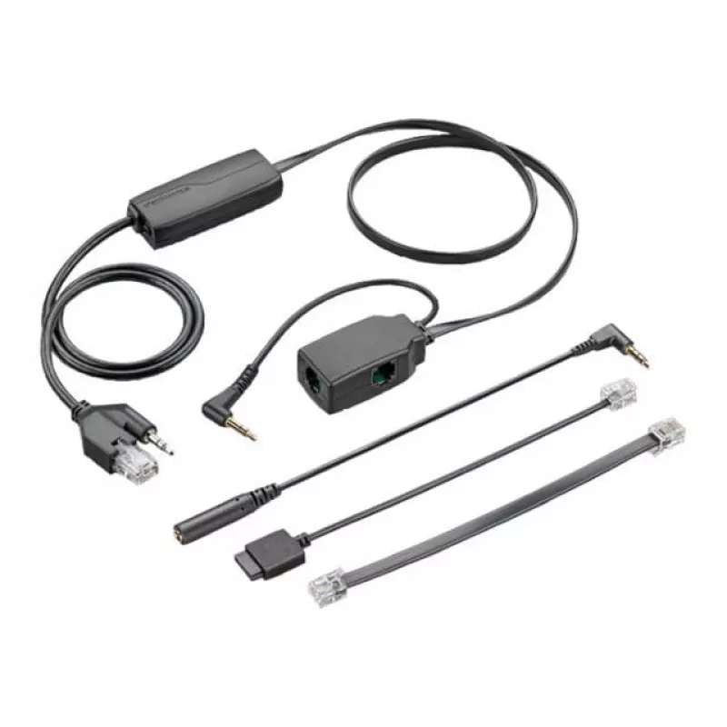 Electronic Hookswitch POLY APA-24 ALCATEL Μαύρο Βύσμα αρσενικό
