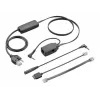 Electronic Hookswitch POLY APA-24 ALCATEL Μαύρο Βύσμα αρσενικό