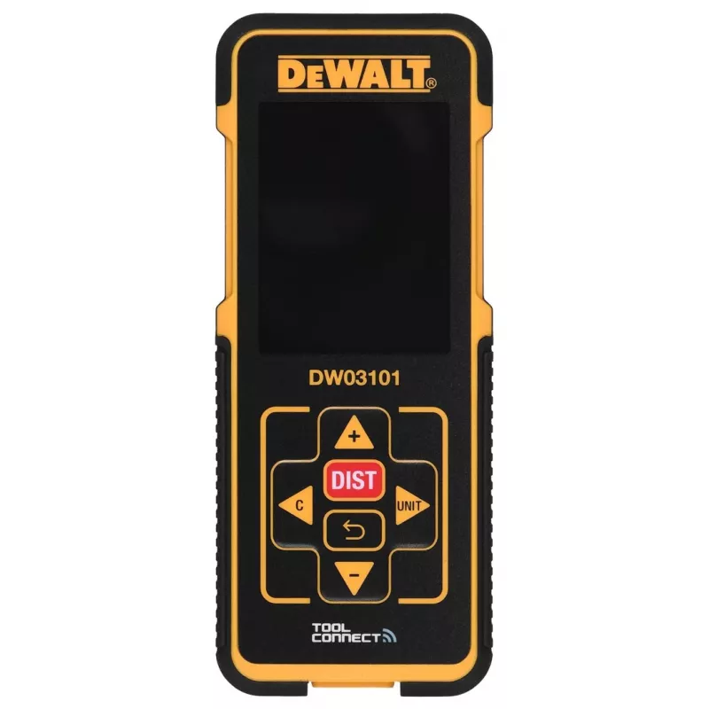 DeWALT DW03101 Αποστασιόμετρο λέιζερ Μαύρο, Κίτρινο 100 m