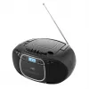 Φορητό CD player JVC RC-E451B Μαύρο — CD/MP3, Bluetooth, FM 87,5–108 MHz, USB, AUX, 3,2 W RMS