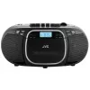 Φορητό CD player JVC RC-E451B Μαύρο — CD/MP3, Bluetooth, FM 87,5–108 MHz, USB, AUX, 3,2 W RMS