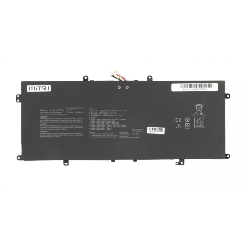Μπαταρία MITSU C41N1904 για ASUS — 4347mAh 15,48V, μοντέλο BC/AS-UX425